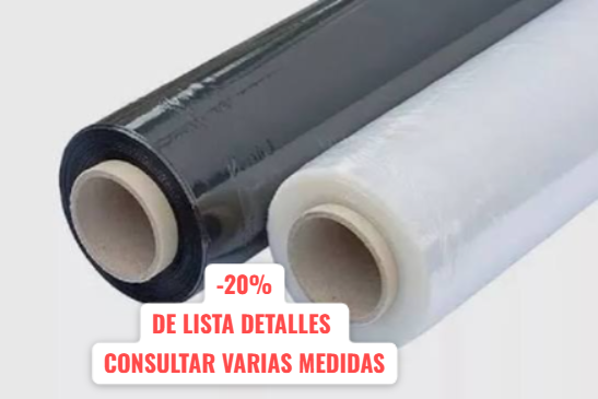 NYLON 2-3-4-NEGRO / TRANSPARENTE 100 O 200 MIC