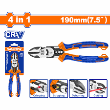 Alicate Corte Diagonal 4 en 1 WADFOW