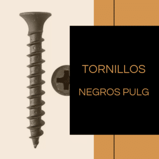 Tornillos negros pulg