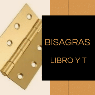 Bisagras libro y t