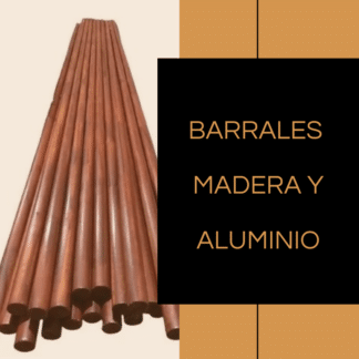 Barrales madera y aluminio