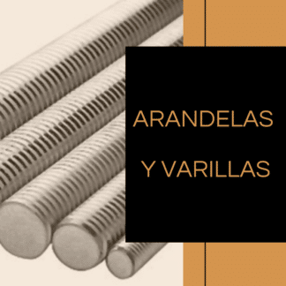 Arandelas y varillas