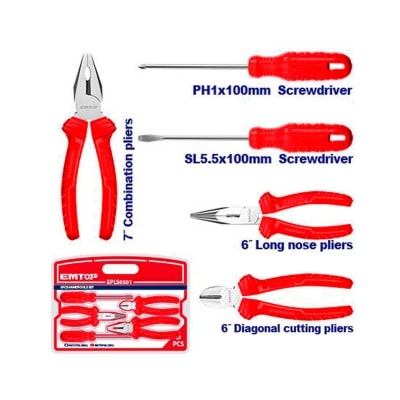 Juego de 5 herramientas EMTOP EPLS0501