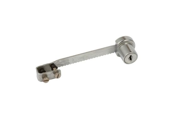 CERRADURA TIPO SERRUCHO PARA VITRINA