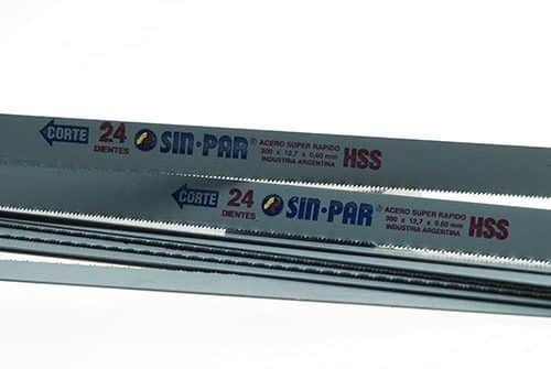 HOJA SIERRA ACERO RAPIDO 18 DIENTES (10 Un.) SIN-PAR