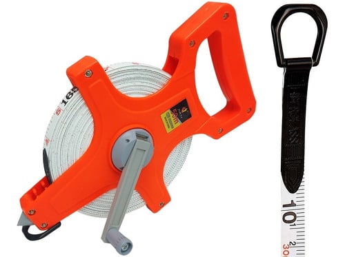 CINTA AGRIMENSOR 50 MTS CON MANIJA