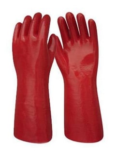 GUANTE PVC ROJO/VERD 10 ½