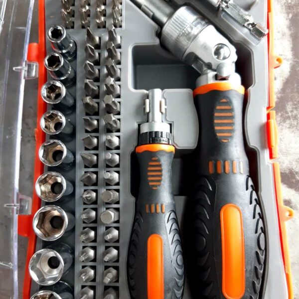 JUEGO TUBO 2 DESTORNILLADORES CRIQUE X 61 PCS 8228