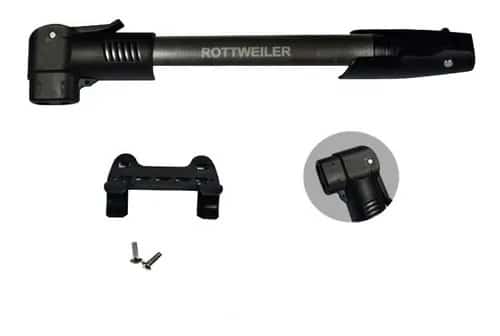 INFLADOR DE MANO PROFESIONAL DOBLE PICO Y SOPORTE BICICLETA (CAJA X 50 UNIDADES)