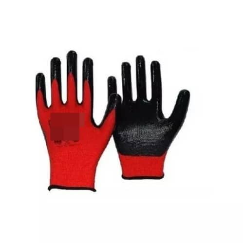 GUANTES NYLON C/NITRILO TACTIL LIVIANO V Y AMARILLO