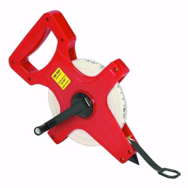 CINTA AGRIMENSOR 100 MTS CON MANIJA