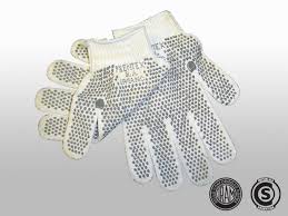 GUANTES MOTEADO BCO PESADO DOBLE MOTEADO