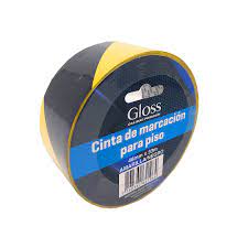 Cinta de marcacion para piso amarilla/negro
