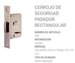 CERROJO PRIVE 209