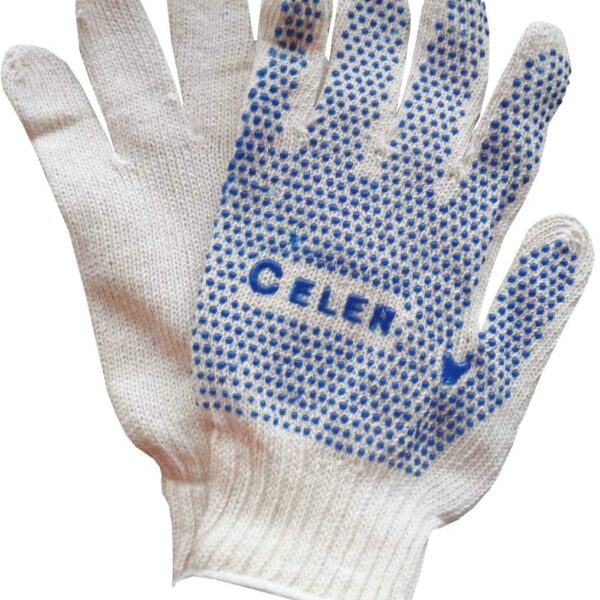 GUANTES MOTEADO BLANCO