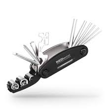 JUEGO DE DESARME PARA BICI CON 6 LLAVES ALLEN , 3 TUBOS , DESTORNILLADOR PLANO Y PHILIP Y AJUSTA EJE