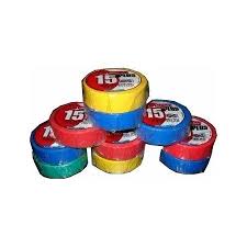 CINTA AISLADORA DE PVC x 10 Mts. AMARILLA (10