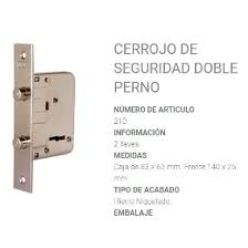 CERROJO PRIVE 210*