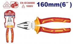Pinza universal 160mm INDUSTRIAL 1000V. Cr-v EMTOP EPLRC0631