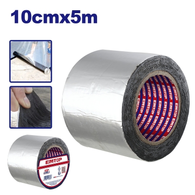 Cinta membrana con aluminio 10cm x 5MT EMTOP EMVF2110