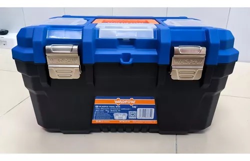 CAJA P/ HERRAMIENTAS 16" BROCHE METAL C/ BANDEJA