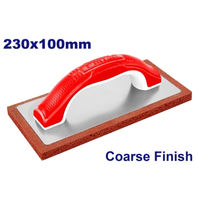 Fratacho de GOMA 15mm 230x100mm limpieza de hormigon TOP VALUE EEMTOP ERGF23101