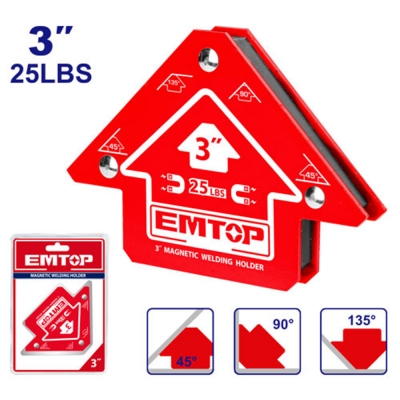 Escuadra magnetica 3pulg 304gr 120x83x14mm EMTOP
