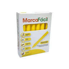 CRAYON FLUO AMARILLO X 12U