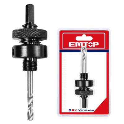 Soporte sierra copa hex 7/16 x 5/8 UNF - 32 a 210mm EMTOP EHSA05