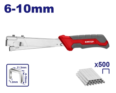 Engrampadora martillo corona 11,3mm alt 6-10mm EMTOP EMGU4512