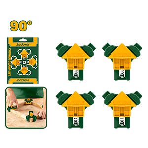 Kit de prensas de nailon para esquinas de 90° - Cantidad: 4 piezas/juego JADEVER