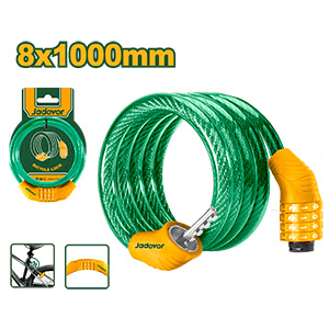 Eslinga bicicleta combinación 4 dígitos 100cm JADEVER