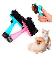 CEPILLO P/ PERRO CON SACA PELO CERDA PLASTICA