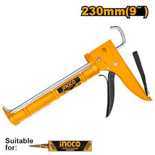 PISTOLA APLICADORA DE SILICONA 9PLG /235MM CON FUNCION DE CORTE- HCG0909