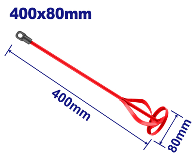 Mezclador Hex 8Mm Diam 80Mm X 400Mm Tv Emtop Emxe2308