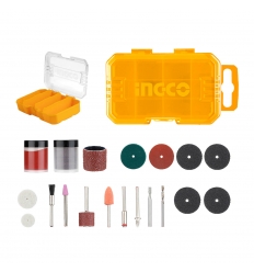 SET X81 ACCESORIOS PARA MINI TORNO EN CAJA ORGANIZADORA INDUSTRIAL INGCO