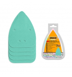 SET X50 LIJAS TRIANGULARES MULTIUSO 93X133MM GRANOS SURTIDOS INDUSTRIAL INGCO