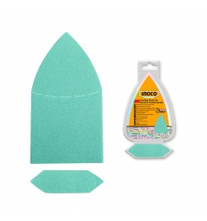 SET X50 LIJAS TRIANGULARES MULTIUSO 93X172MM GRANOS SURTIDOS + FINGERS 86X27MM INDUSTRIAL INGCO