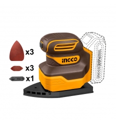 LIJADORA DE PALMA TRIANGULAR (P20S) 20V (SIN BATERIA NI CARGADOR) INDUSTRIAL INGCO