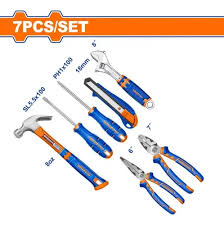 SET HERRAMIENTAS MANUALES 7 PZS WADFOW