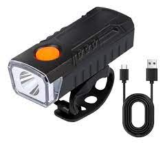 LUZ PARA BICI DELANTERA CON CARGADOR USB