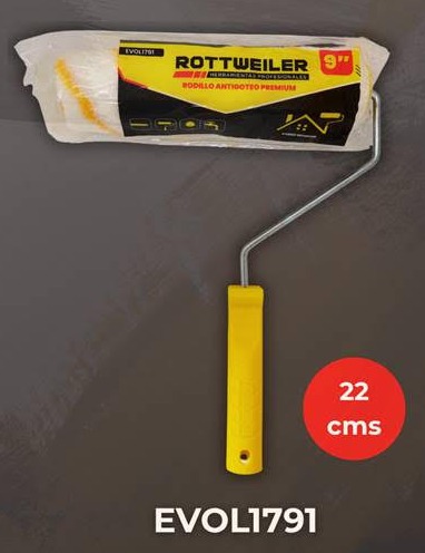 RODILLO ANTIGOTEO PREMIUM DE 22 CM - 9" (CAJA X 60 UNIDADES) (solo bulto cerrado)
