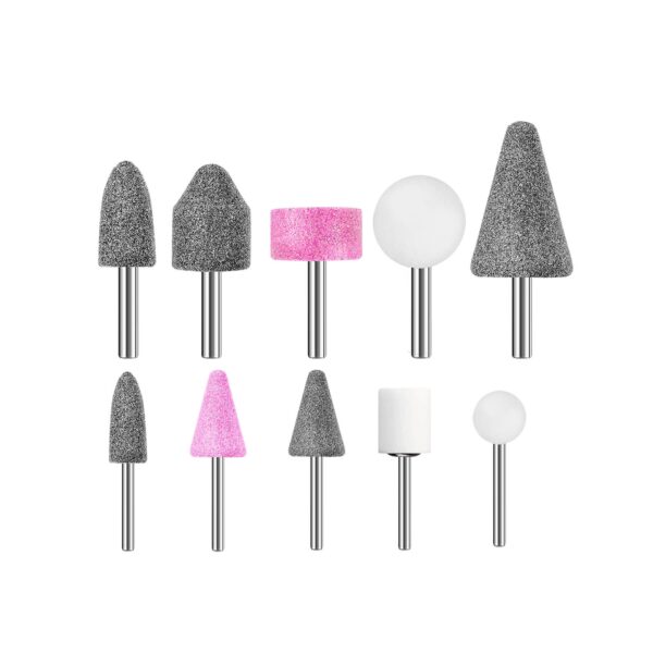 SET X10 PUNTAS MONTADAS MINI TORNO Y AMOLADORA RECTA INGCO