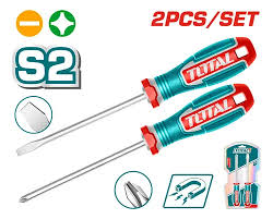 Set de 2 Destornilladores INDUSTRIAL TOTAL TKSDS0226