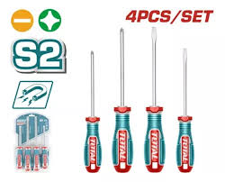 Set de 4 Destornilladores INDUSTRIAL TOTAL TKSDS0426