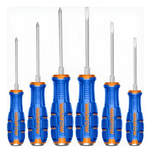 JUEGO DESTORNILLADORES DE *GOLPE* PLANO Y PHILLIPS 6 PZS