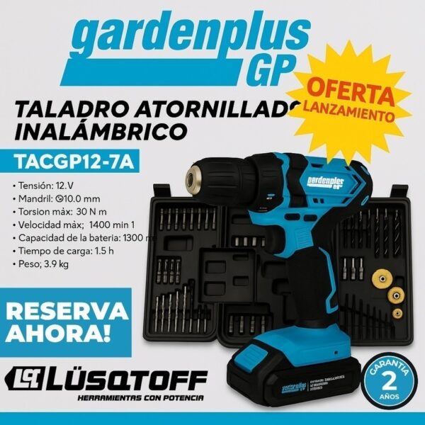 TALADRO ATORNILLADOR *GARDEN* M 10 - 30 NM 92 PZS