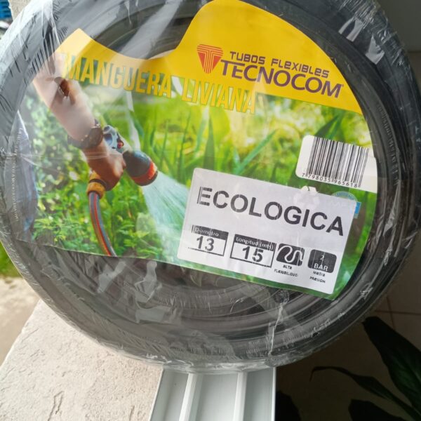 MANGUERA RIEGO 1/2X15 LIVIANA ECOLOGICA
