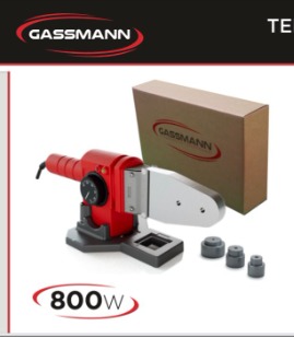 TERMOFUSORA 800W GASSMAN C/BOQ 20-25-32