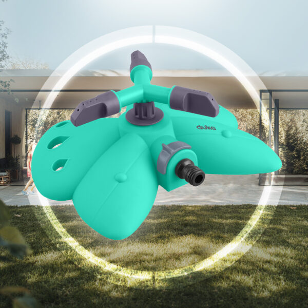 Aspersor giratorio base MARIPOSA DUKE 27 patrones 360°